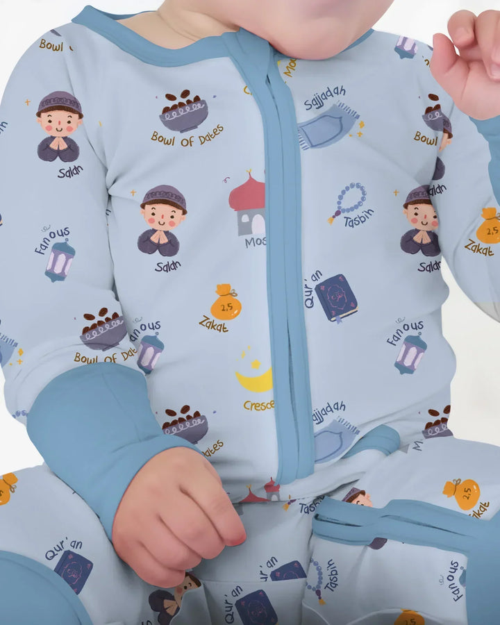 Cute Ramadhan Mubarak Bamboo Convertible Zippy