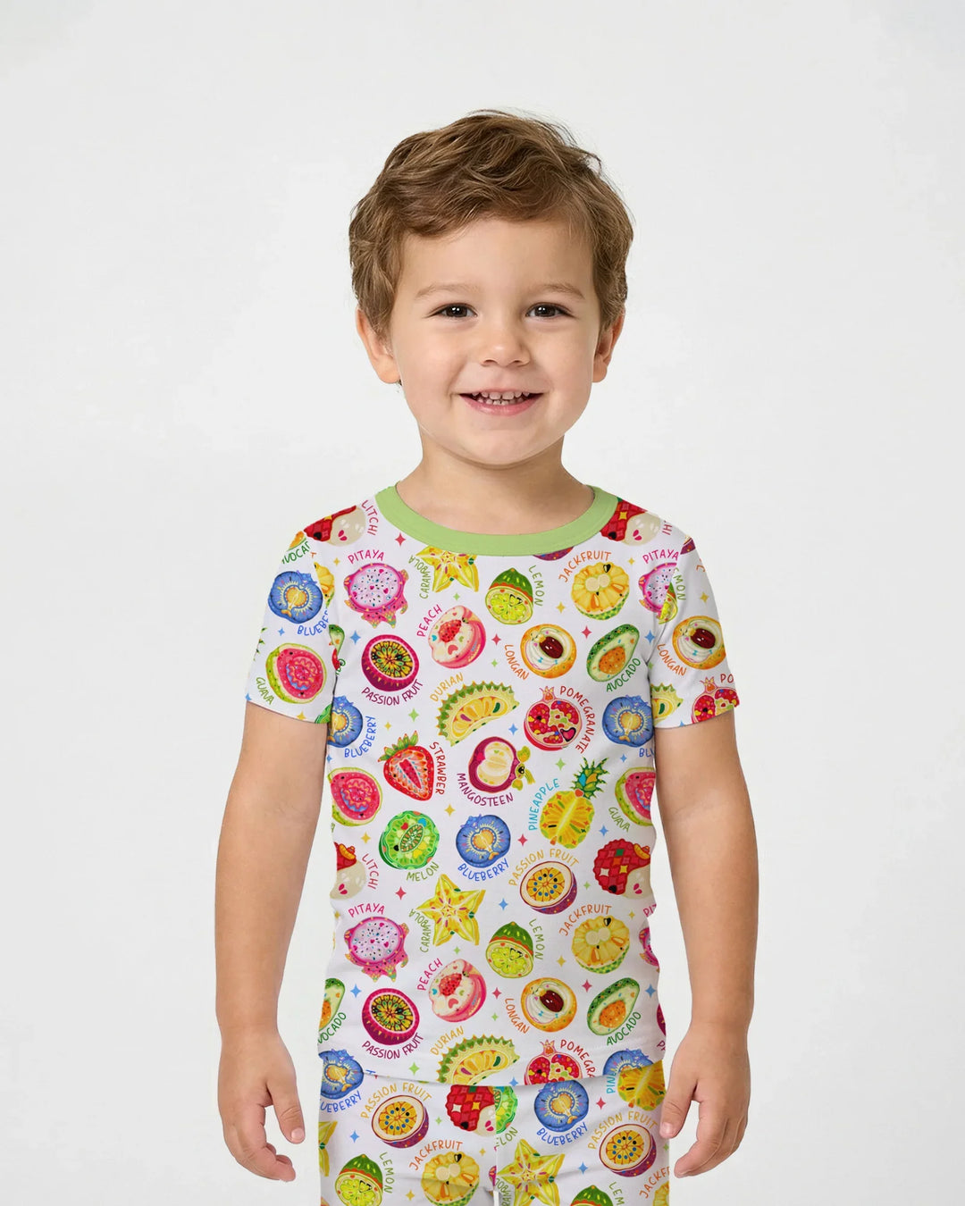 Juicy World Bamboo Two Piece Short Sleeve Pajama Set