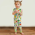 Little Veggie Garden Bamboo Two Piece Short Sleeve Pajama Set