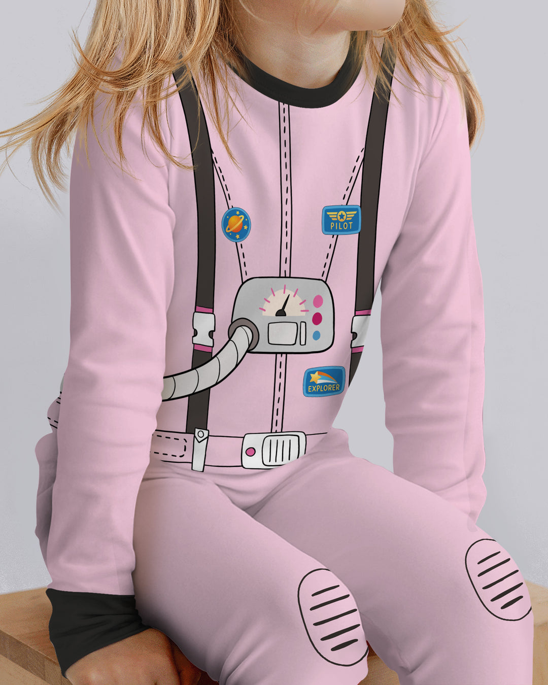 Template Bamboo Two Piece Long Sleeve Pyjamas Set