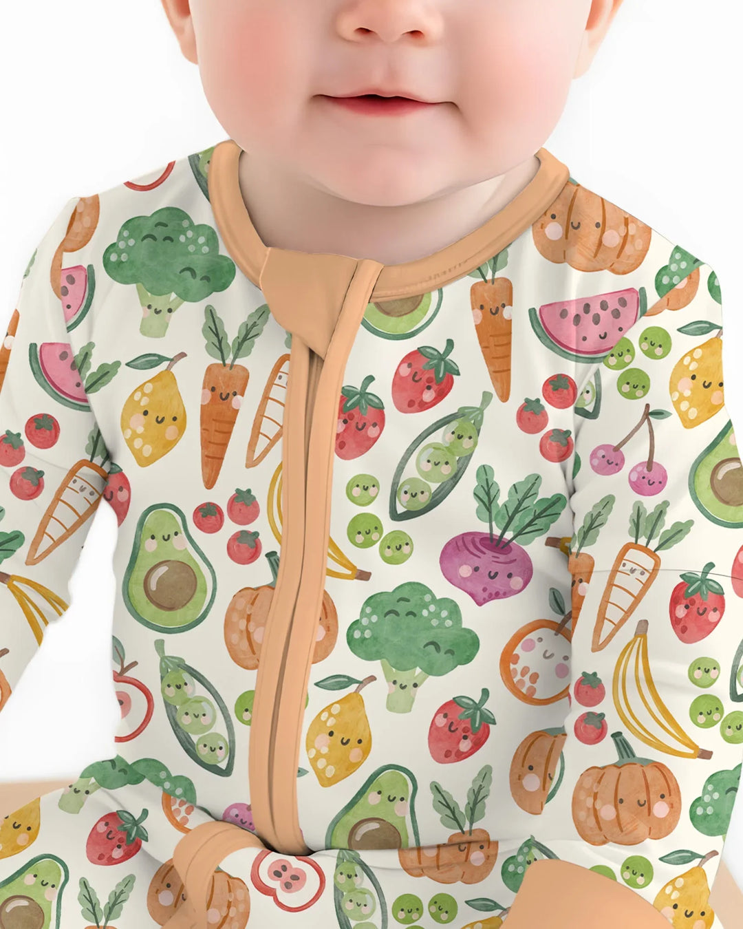 Veggie Friends Family Matching Bamboo Convertible Zippy