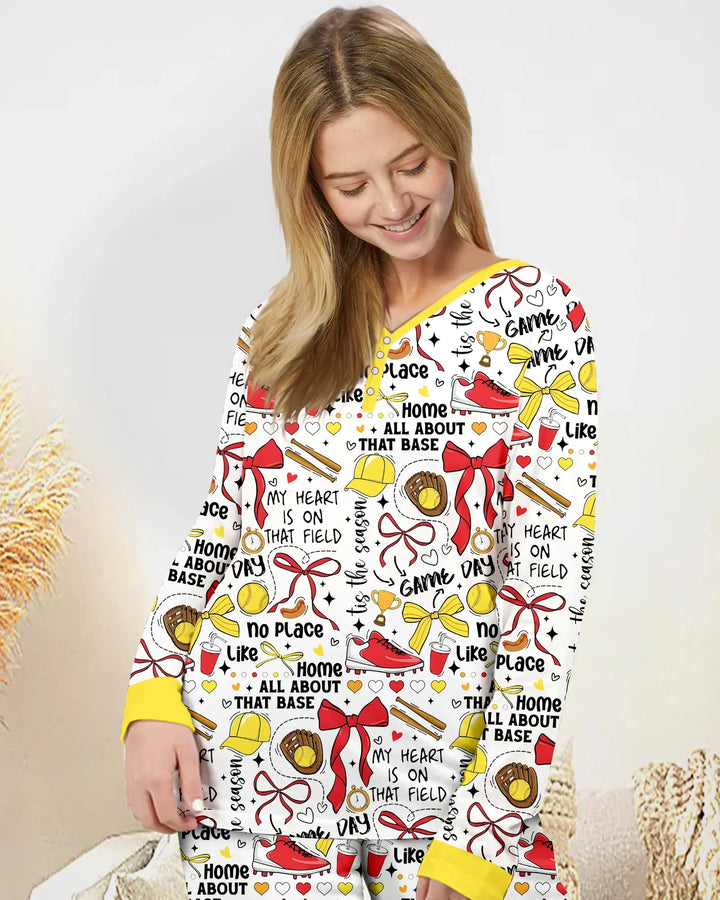 All About That Base Custom Bamboo Women Pajama Set