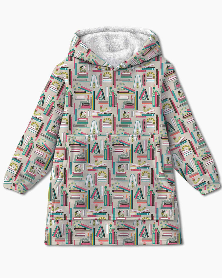 Bookworm Adventures Bamboo Blanket Hoodie