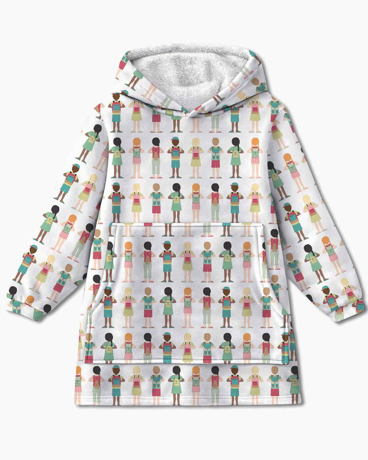 Little Friends Everywhere Bamboo Blanket Hoodie