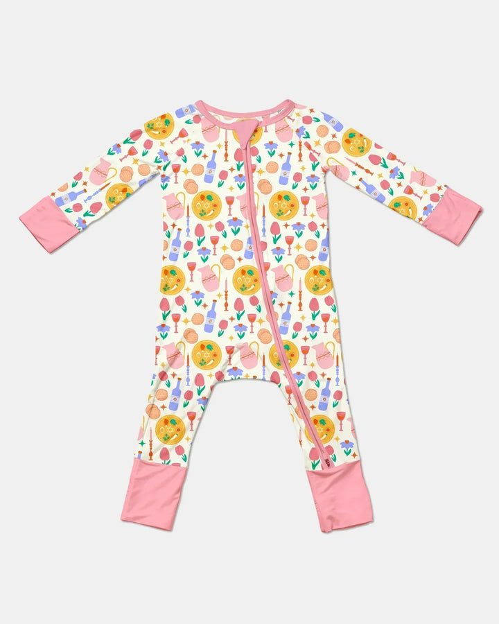 Pesach Sameach Matching Family Bamboo Convertible Zippy