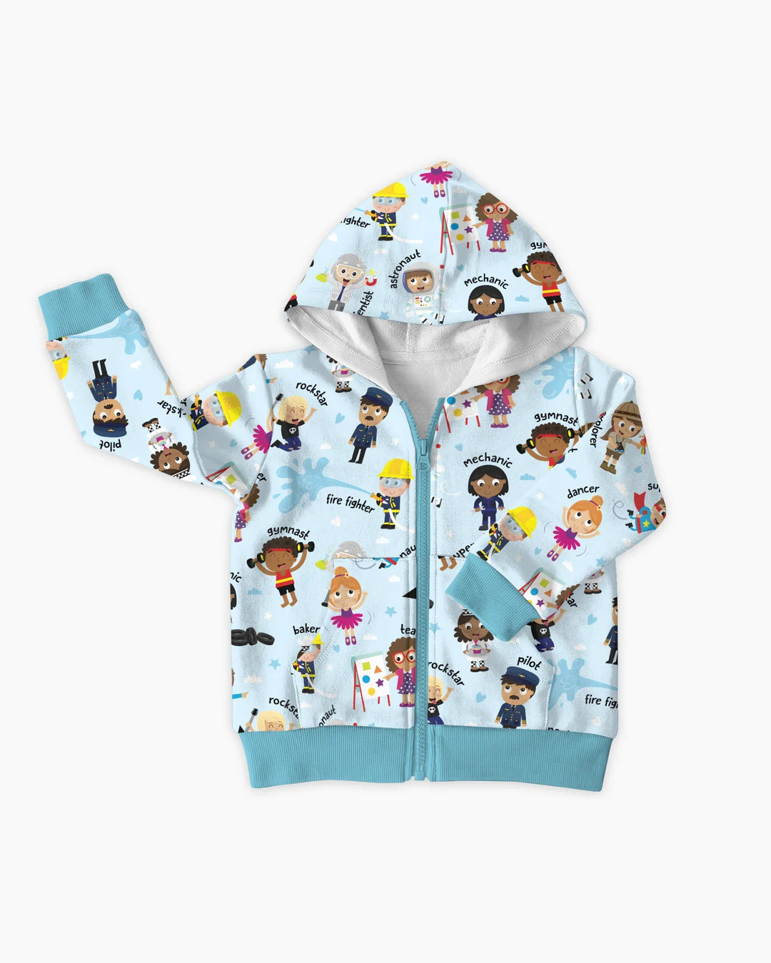 When I Grow Up Bamboo Zip Hoodie