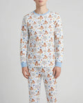 First Father's Day Daddy Bear Family Matching Bamboo Men's Pajama Set