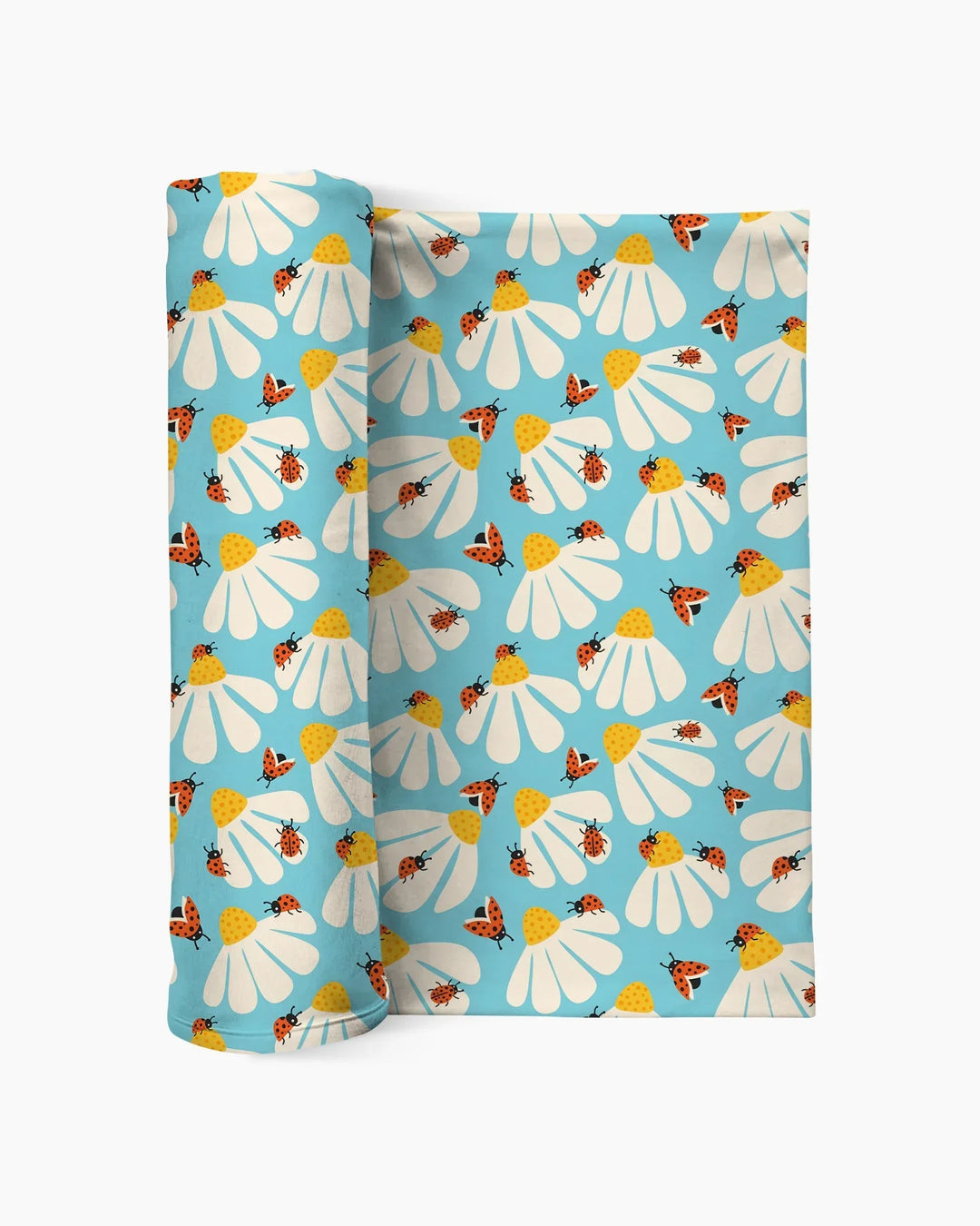 Lucky Little Bug swaddle blanket