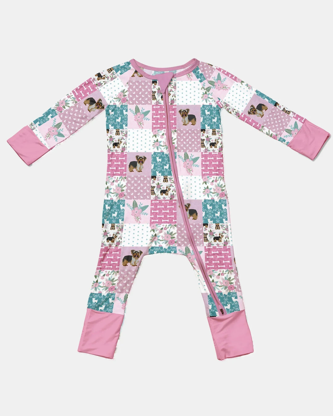 Floral Yorkie Grace Bamboo Convertible Zippy