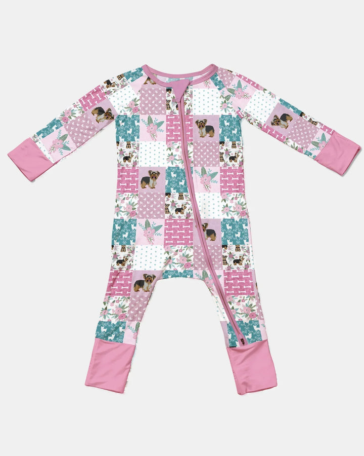 Floral Yorkie Grace Bamboo Convertible Zippy