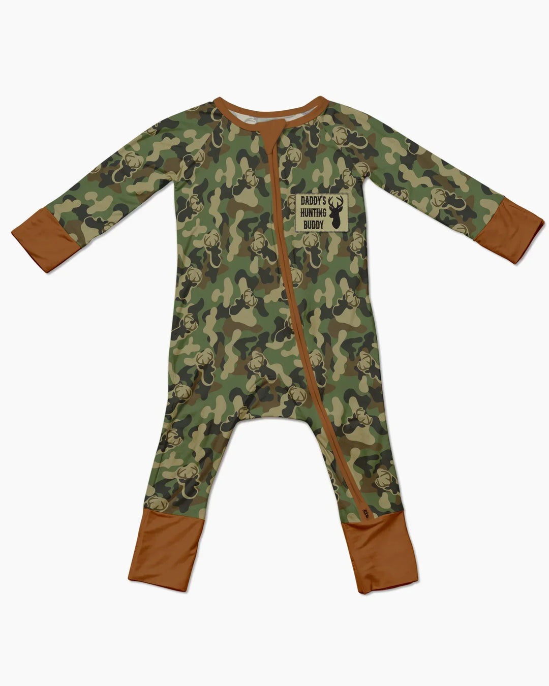 Embroidered Matching With Hunting Dad Bamboo Convertible Zippy