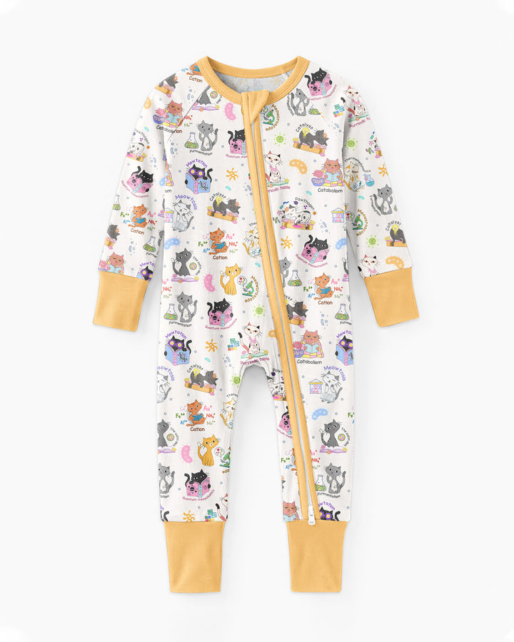 Funny Cat Love Scientist Bamboo Convertible Zippy