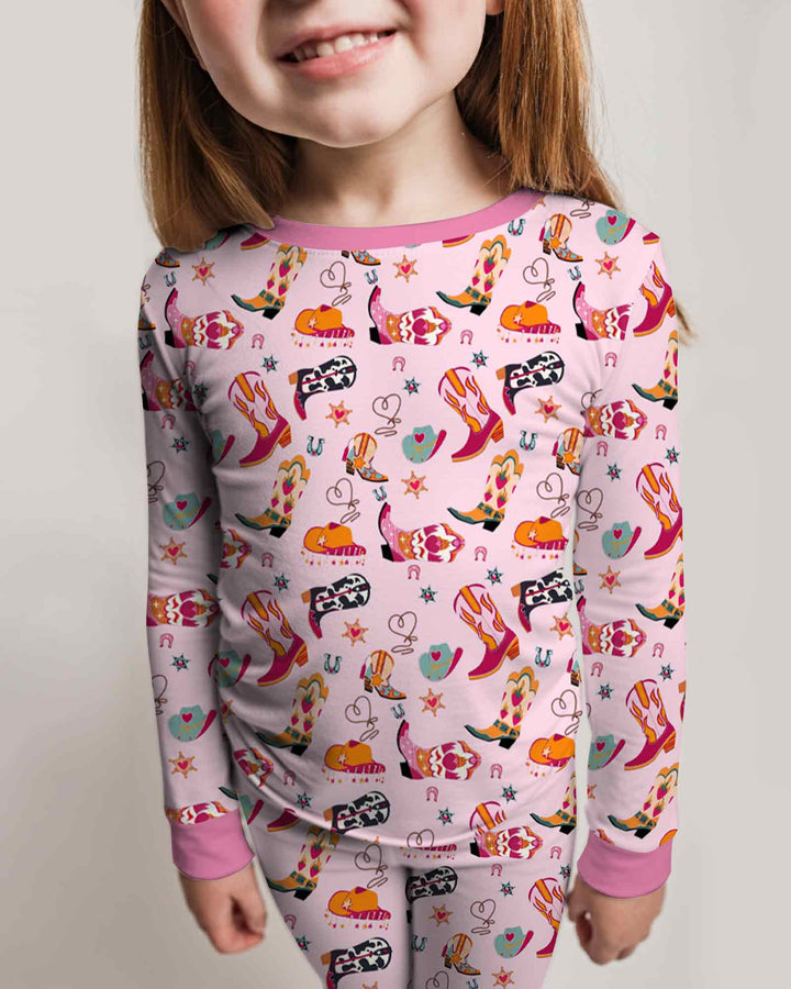 Template Bamboo Two Piece Long Sleeve Pyjamas Set