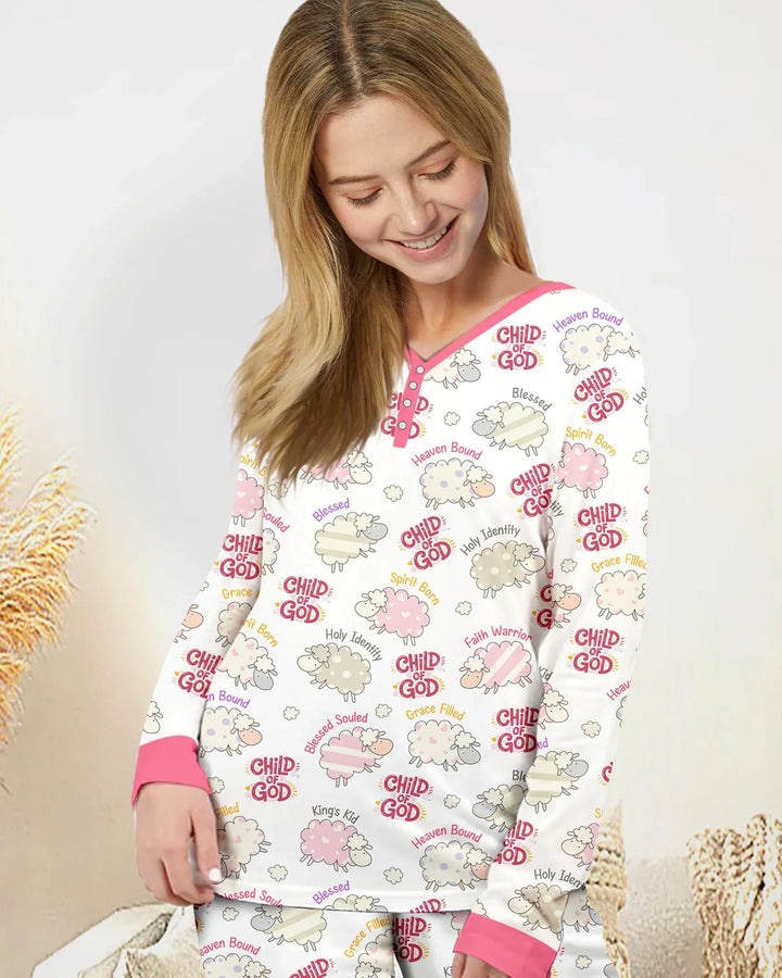 A Child Of God Girl Bamboo Women Pajama Set