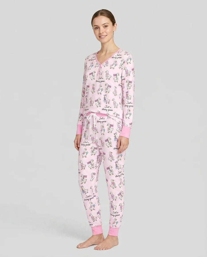 Strong Infertility Fighter Goose  Women Pajama Set