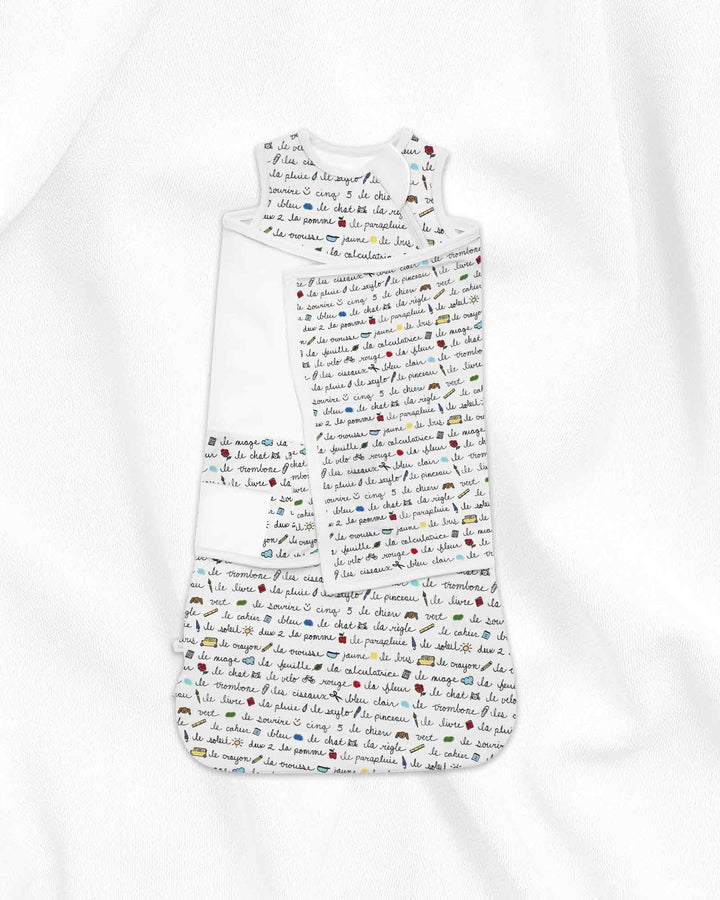 French Classroom Notes Bamboo Sleep Bag Swaddler
