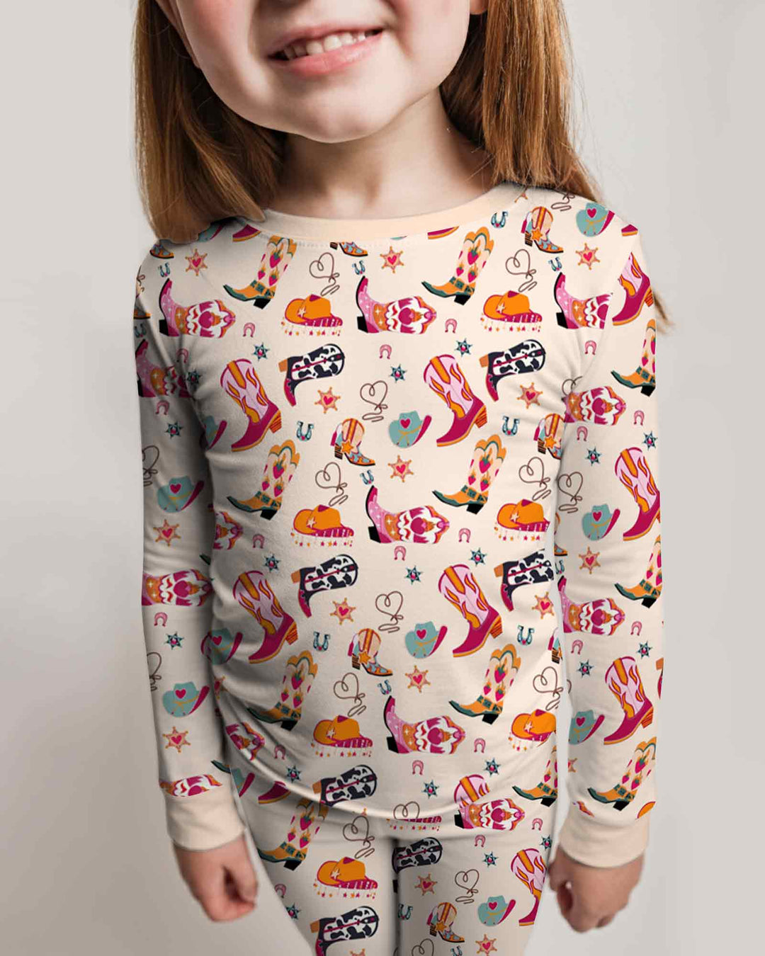 Template Bamboo Two Piece Long Sleeve Pyjamas Set