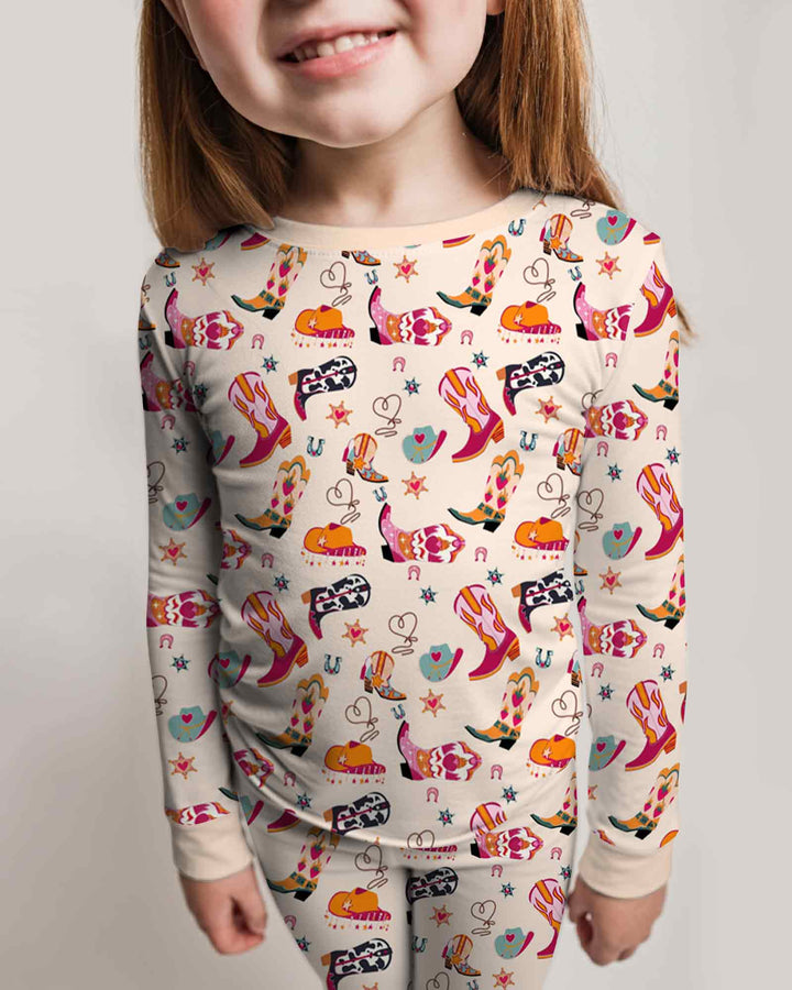 Template Bamboo Two Piece Long Sleeve Pyjamas Set