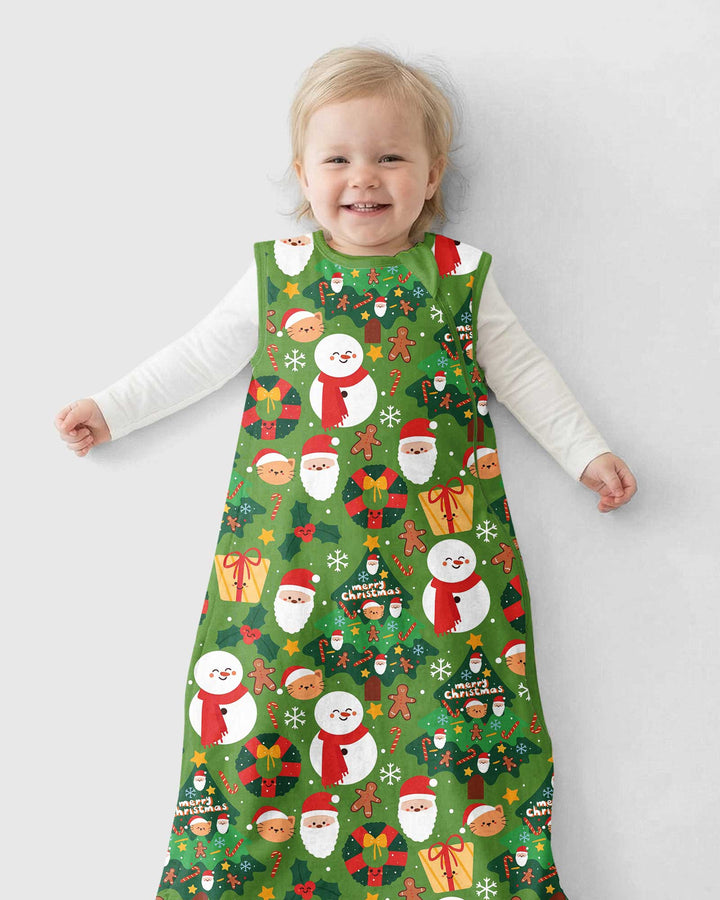 Snowmen Funny Bamboo Sleep Bag
