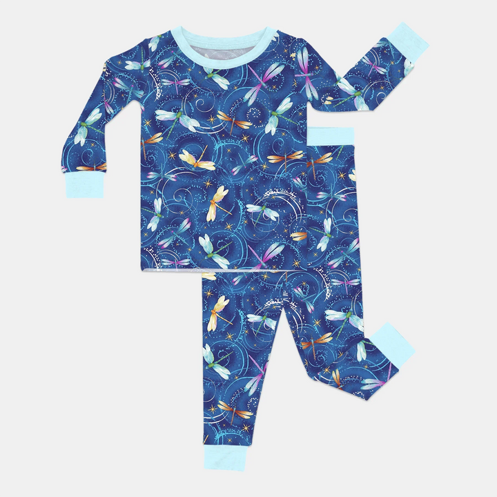 Moonlit Wings Bamboo Two Piece Long Sleeve Pajama Set