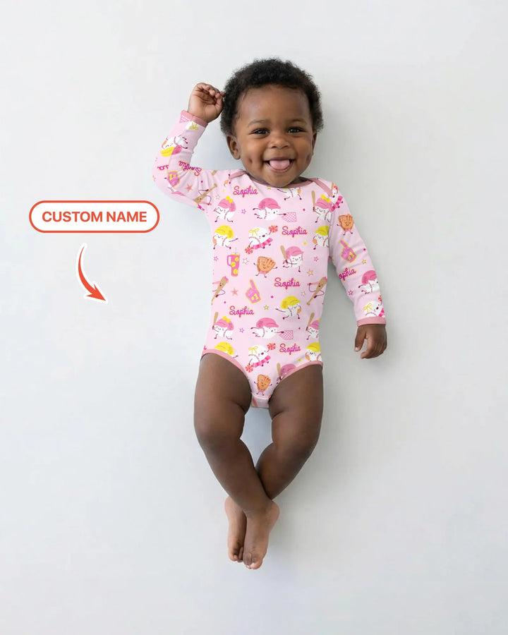 Baseball Mama and Mini Matching Bamboo Bodysuit