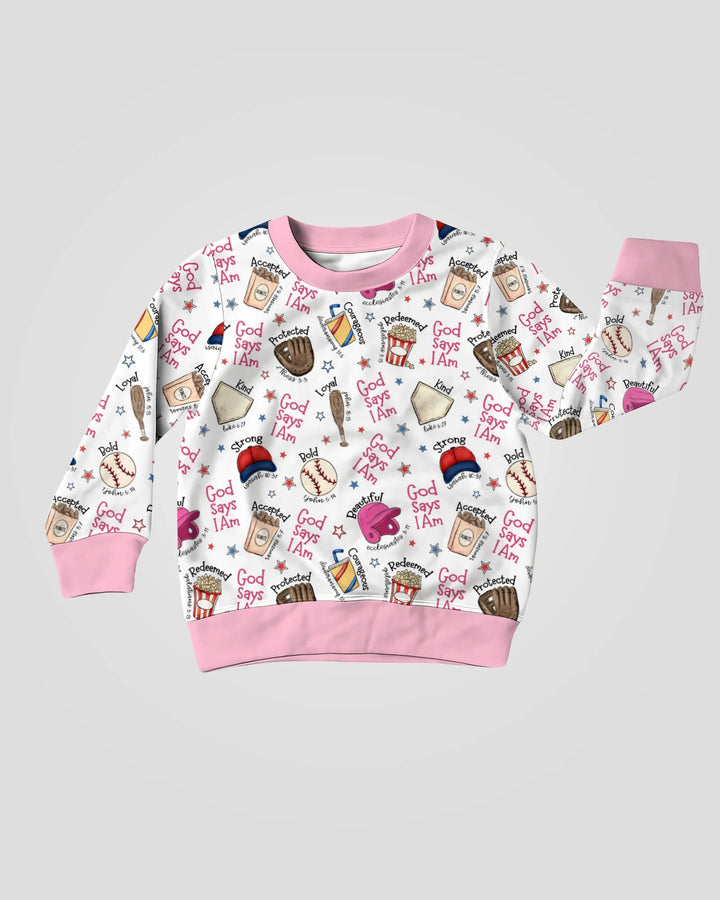 Christian Baseball Bamboo Crewneck Sweatshirt