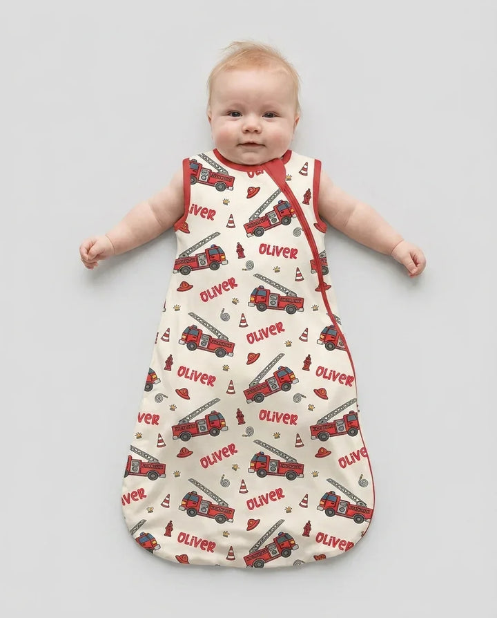 Custom Name Future Firefighters Bamboo Sleep Bag