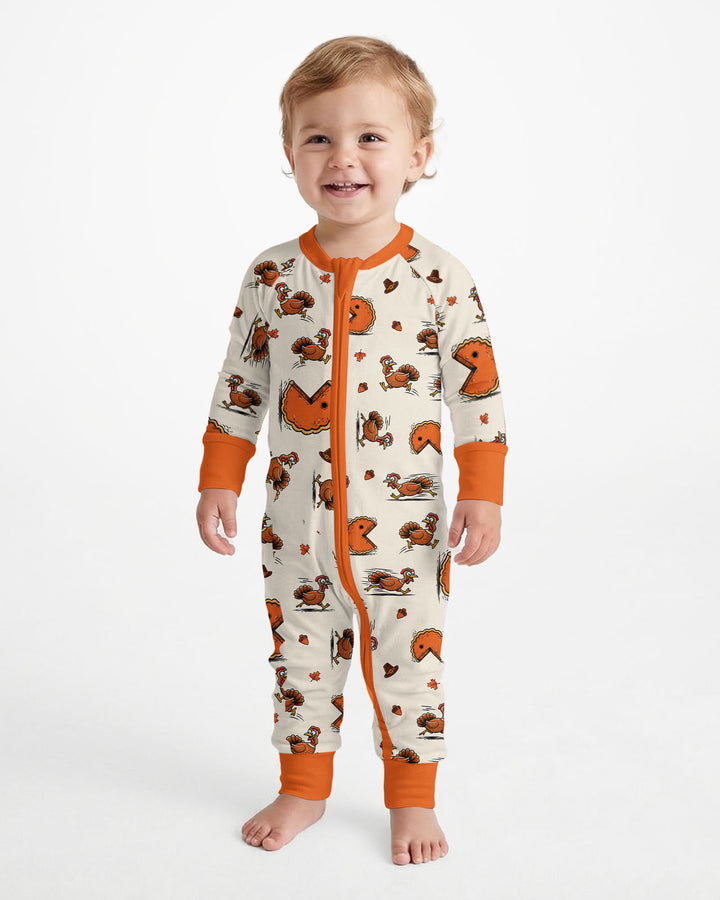 Thanksgiving Pumpkin Pie Chasing Bamboo Convertible Zippy