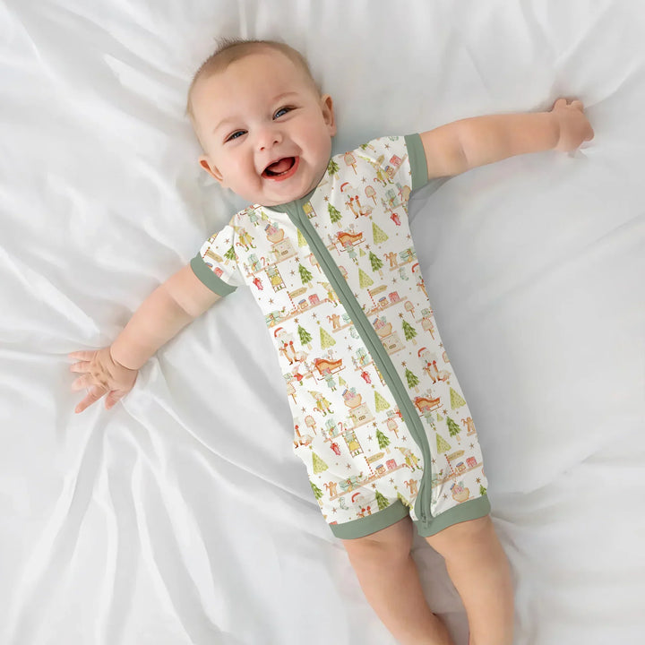 Santa's Workshop Bamboo Shorty Zippy