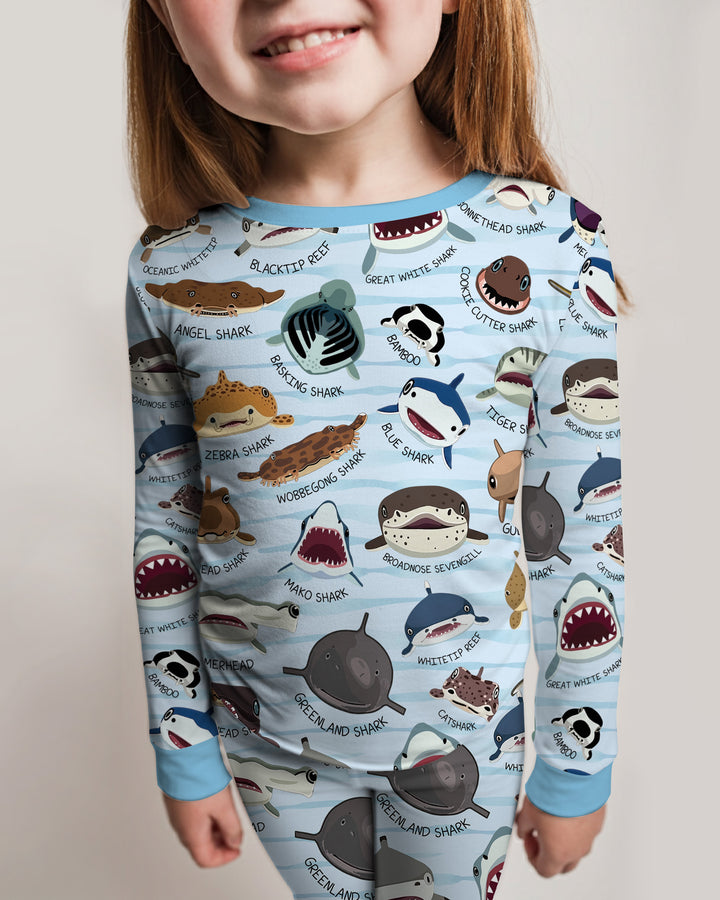 Template Bamboo Two Piece Long Sleeve Pyjamas Set
