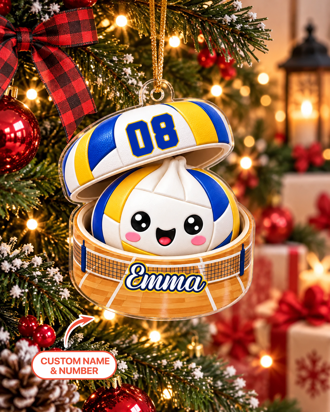 Sports Dumpling Acrylic Ornament