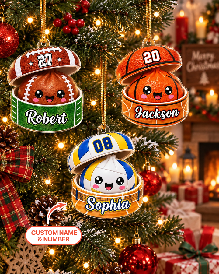 Sports Dumpling Acrylic Ornament