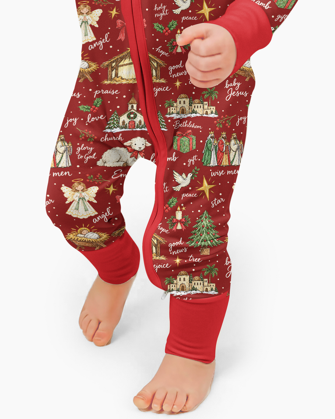 Tis The Season Family Matching Bamboo Convertible Zippy