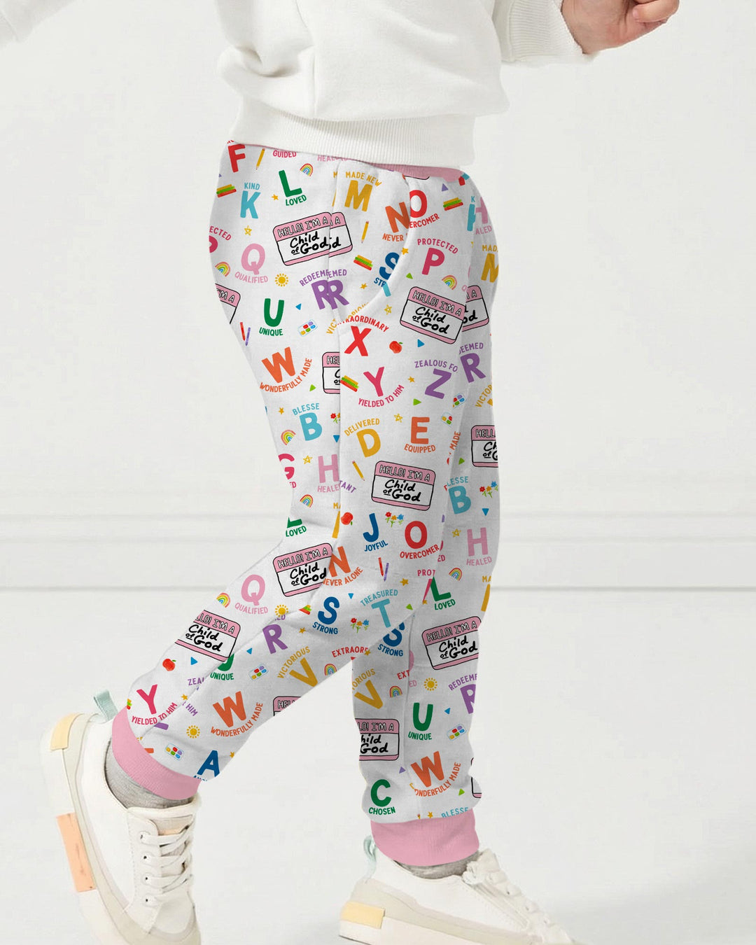 I'm A Child Of God ABCs Bamboo Jogger
