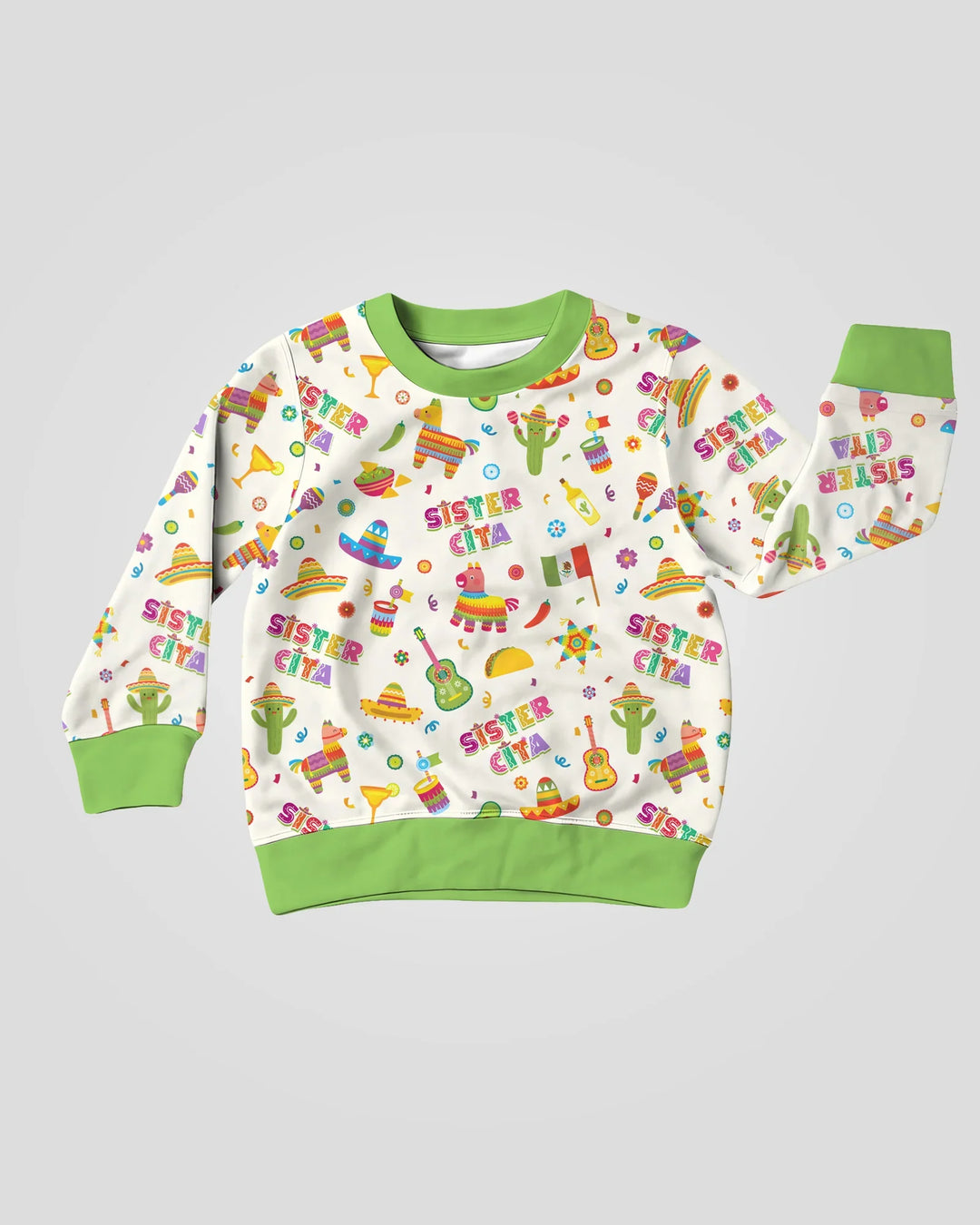 Cinco de Mayo Family Matching Bamboo Crewneck Sweatshirt