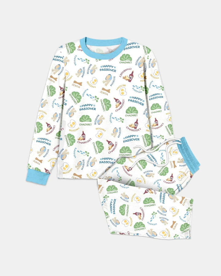 Happy Passover Matching Family Bamboo Men's Pajama Set