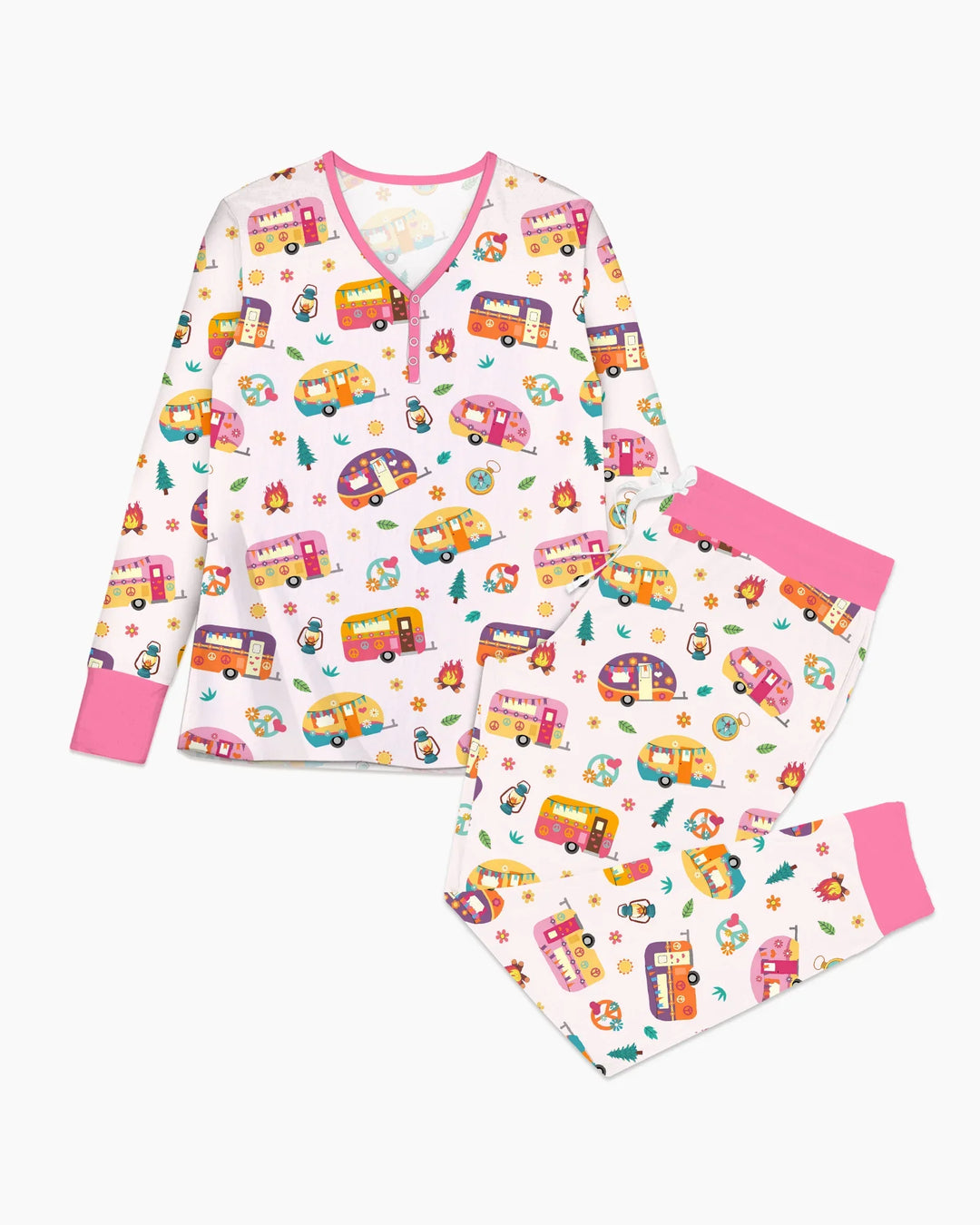 Happy Little Camper Women Pajama Set