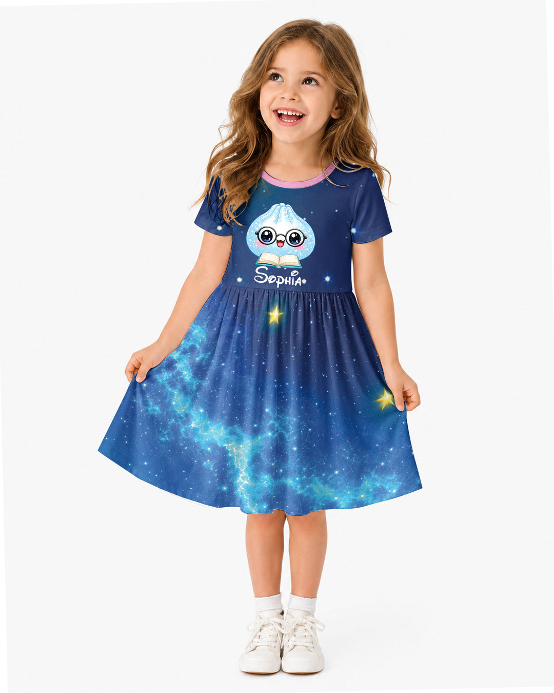 Cute Dumpling Bamboo Twirl Dress