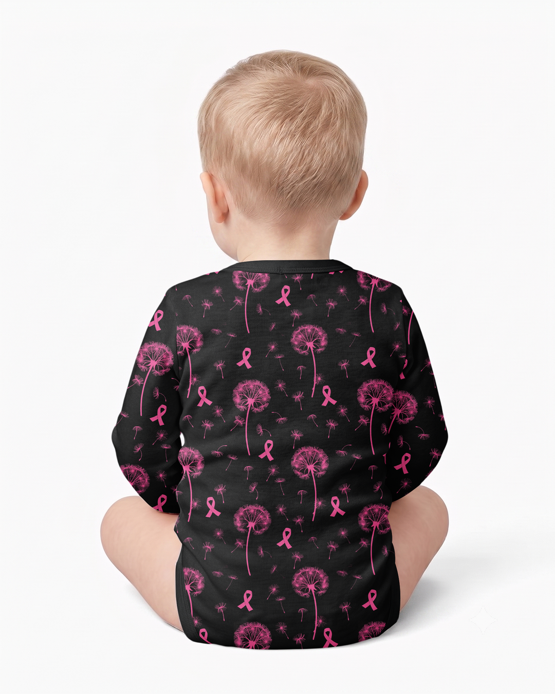 Dandelion Pink For Dad Bamboo Bodysuit