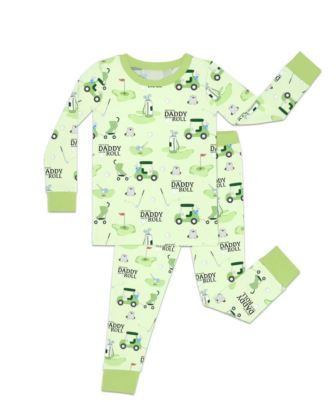 Daddy Golf Team Bamboo Two Piece Long Sleeve Pajama Set