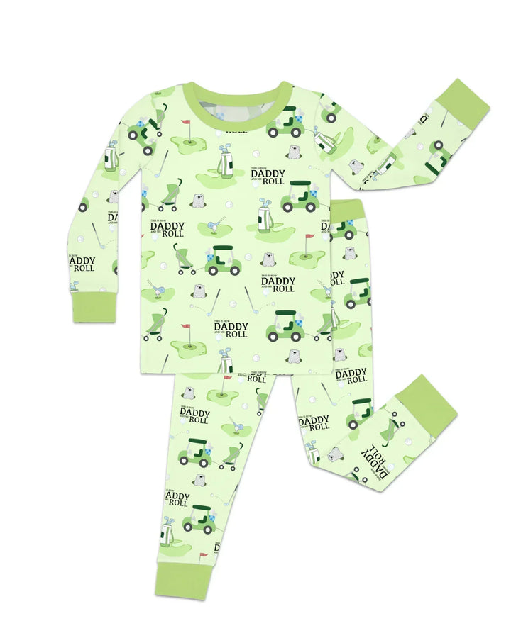 Daddy Golf Team Bamboo Two Piece Long Sleeve Pajama Set