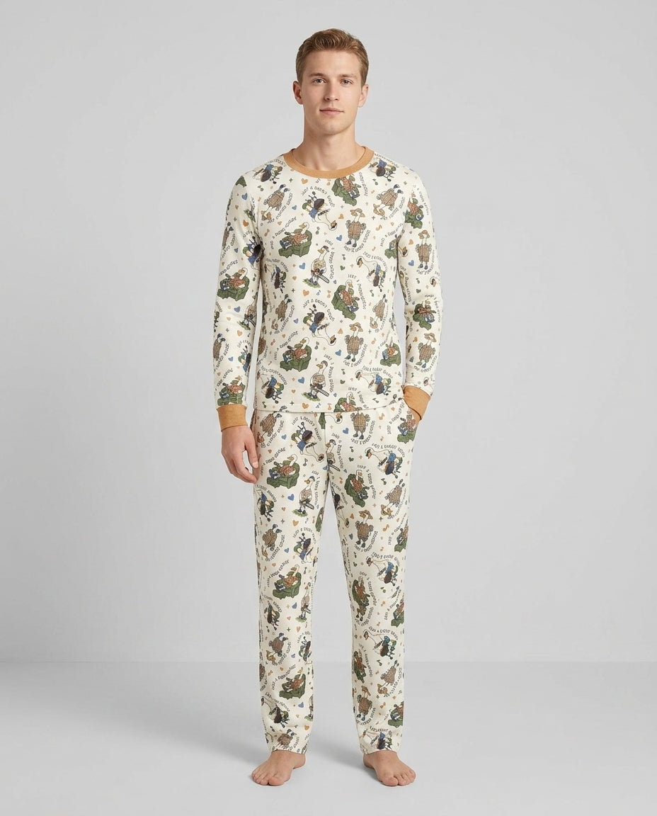 Just A Daddy Goose Family Matching Bamboo Men's Pajama Set