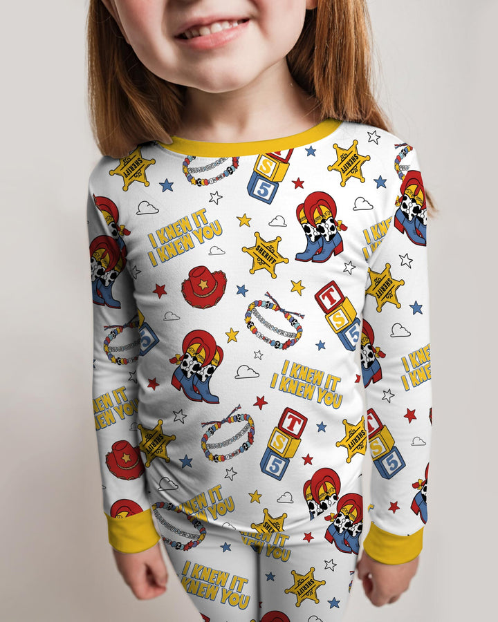 Little Cowgirl Bamboo Two Piece Long Sleeve Pajama Set