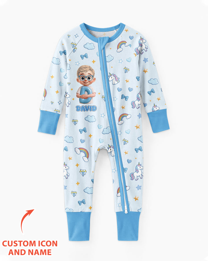 Little Star Initial Bamboo Convertible Zippy