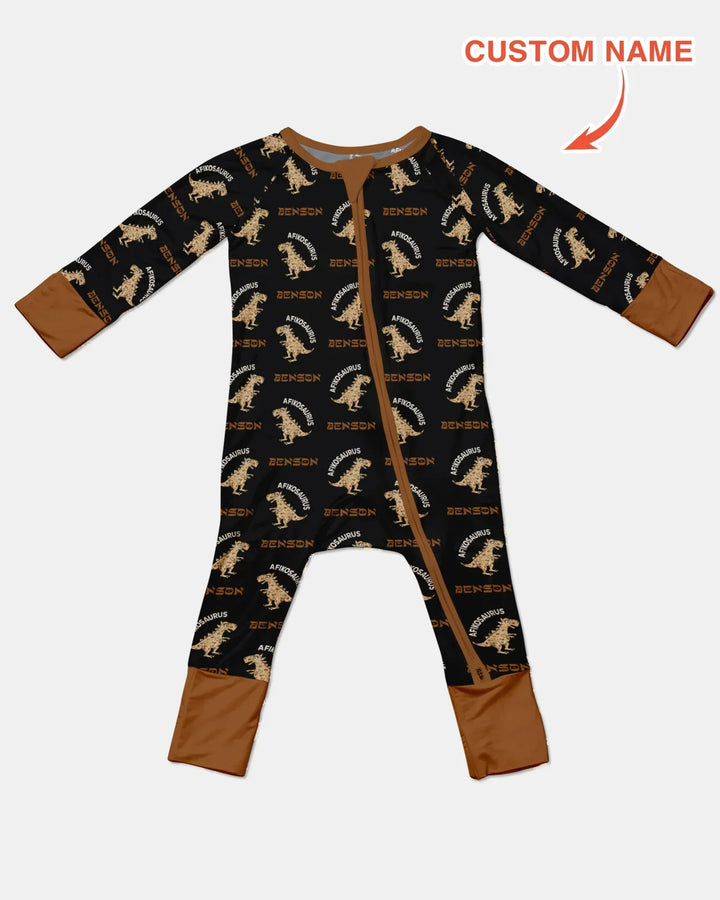Custom Name Afikosaurus Bamboo Convertible Zippy
