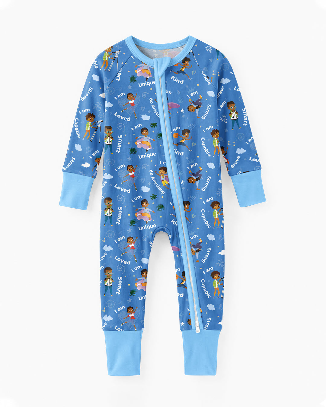Black Boys I Am Smart Bamboo Convertible Zippy