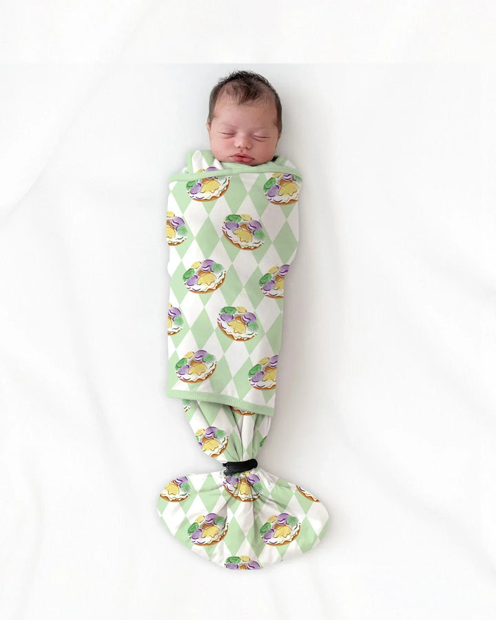 Mardi Gras Donut Bamboo Sleep Bag Swaddler