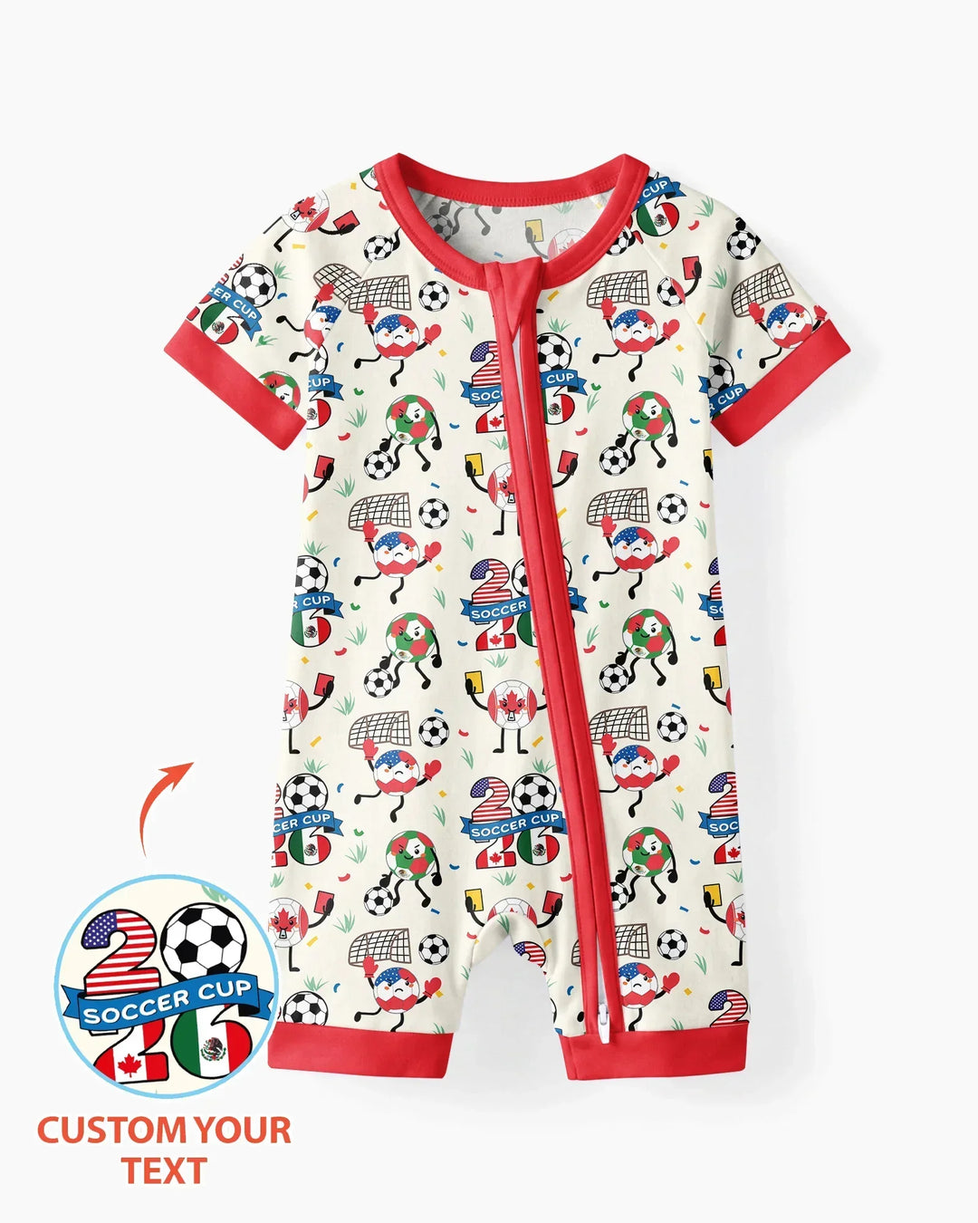 Soccer Squad 2026 Bamboo Shorty Zippy