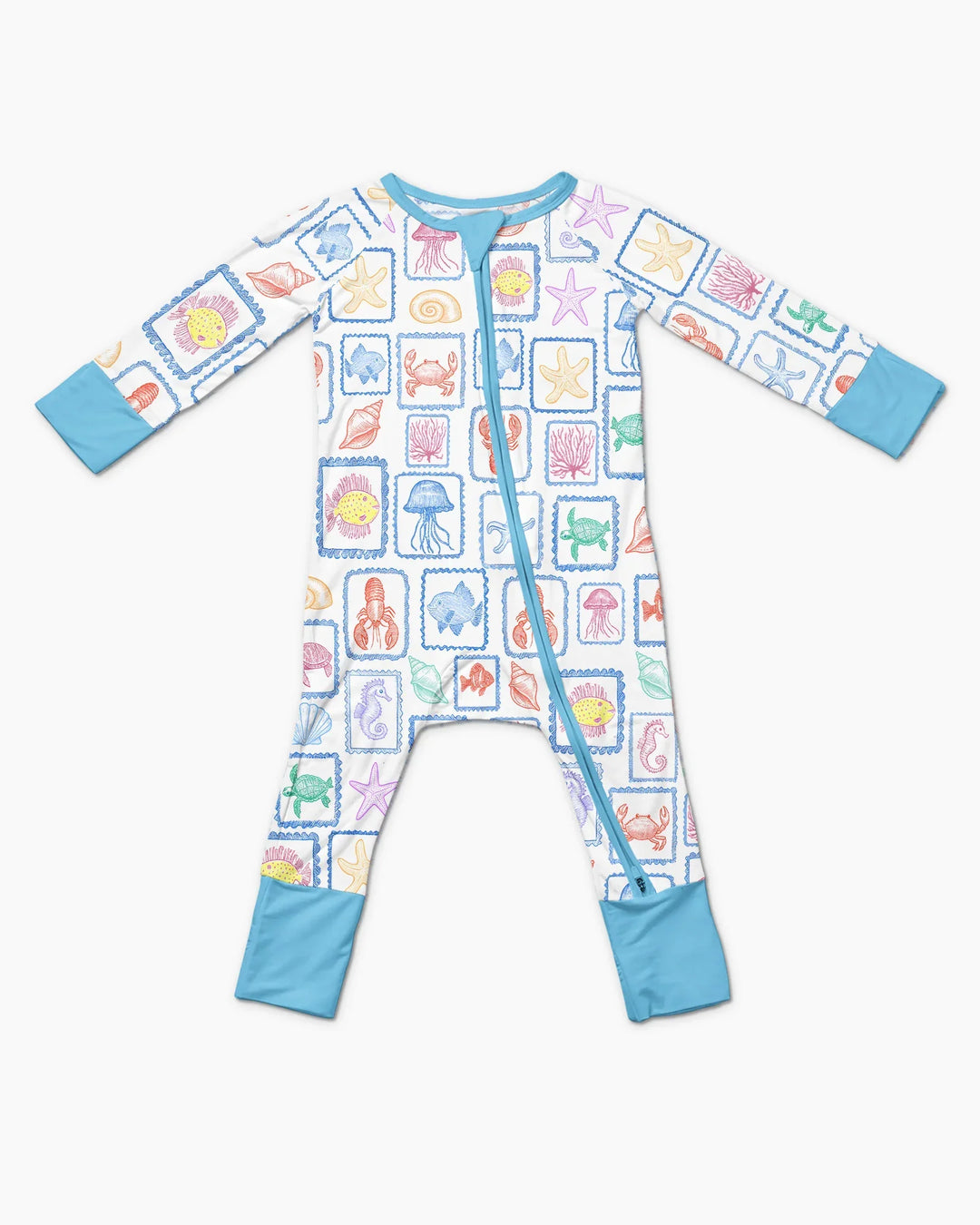 Coastal Treasures Family Matching Bamboo Convertible Zippy
