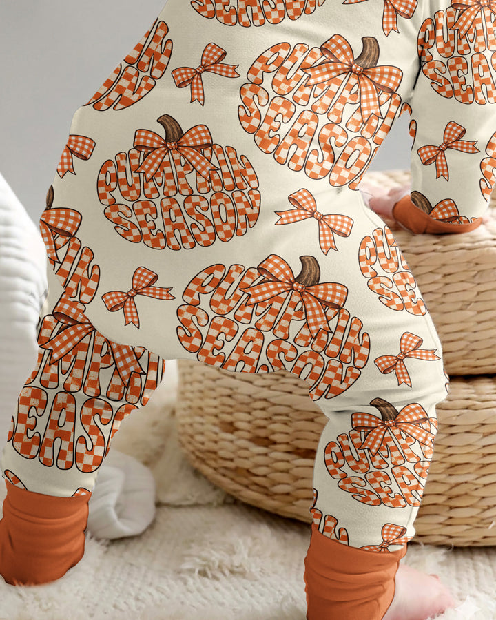 Pumpkin Season Bamboo Convertible Zippy